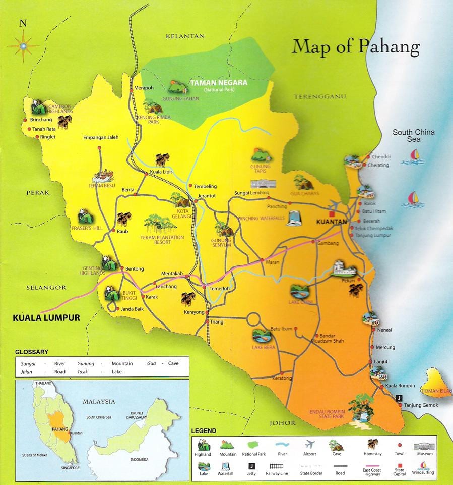 แผนที่ของ malaysia. kgm รัฐมาเลเซีย