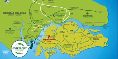 แผนที่ของป่าเมืองมาเลเซีย
