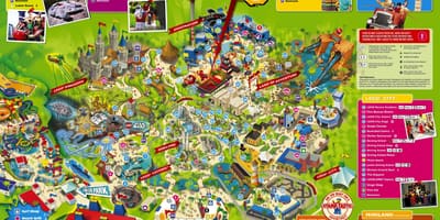 แผนที่ของ legoland มาเลเซีย