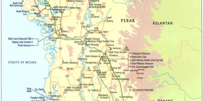 แผนที่ของ malaysia. kgm รัฐมาเลเซีย