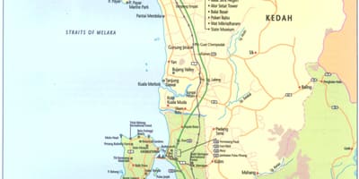 มาเลเซีย malaysia. kgm แผนที่