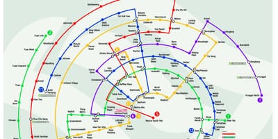 Mrt เส้นแผนที่มาเลเซีย
